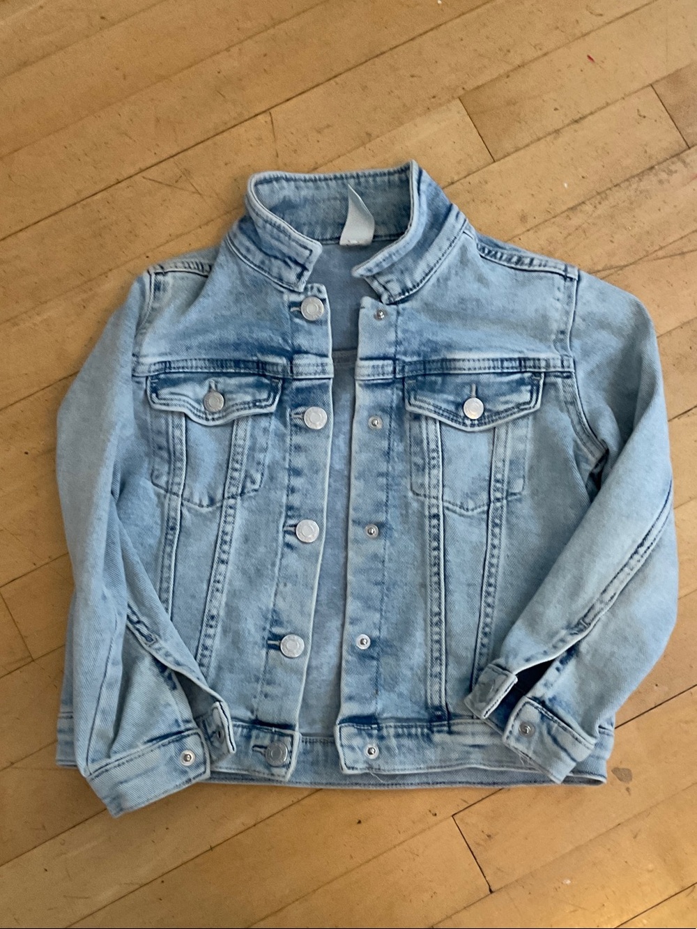 Light Wash Kids Denim Jacket - Casual Jean Jacket